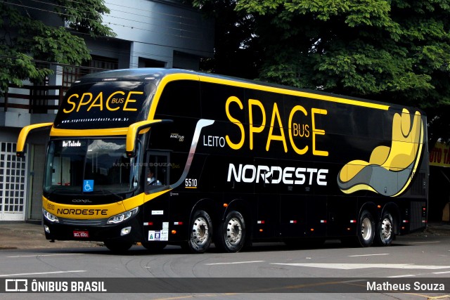 Expresso Nordeste 5510 na cidade de Toledo, Paraná, Brasil, por Matheus Souza. Número da foto: #12136562.