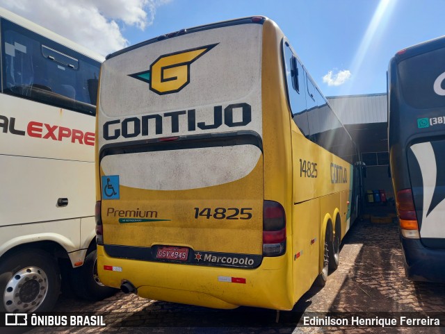 Empresa Gontijo de Transportes 14825 na cidade de Ribeirão Preto, São Paulo, Brasil, por Edinilson Henrique Ferreira. Número da foto: #12135113.