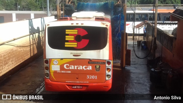 Empresa Caraça Transportes e Turismo 3201 na cidade de Santa Bárbara, Minas Gerais, Brasil, por Antonio Silva. Número da foto: #12136508.