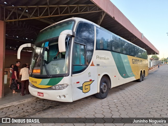 Empresa Gontijo de Transportes 14005 na cidade de Araçuaí, Minas Gerais, Brasil, por Juninho Nogueira. Número da foto: #12135372.