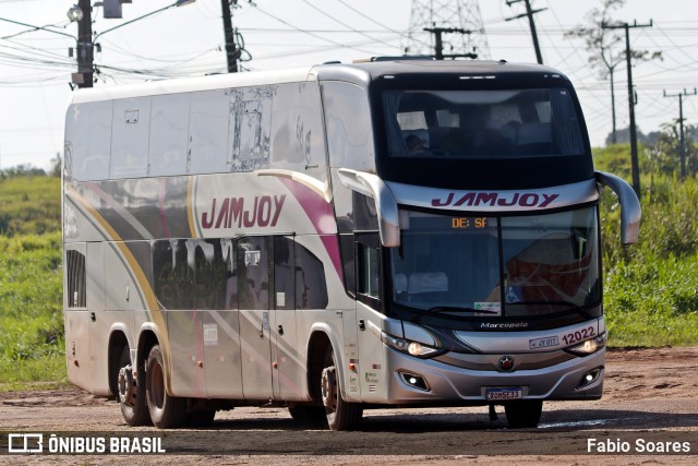 Viação Jam Joy 12022 na cidade de Santa Maria do Pará, Pará, Brasil, por Fabio Soares. Número da foto: #12134376.