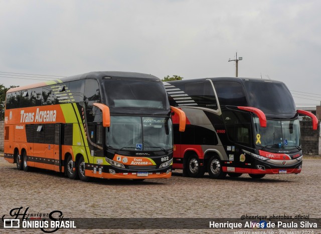 Empresa de Transporte Coletivo Trans Acreana 802 na cidade de Hortolândia, São Paulo, Brasil, por Henrique Alves de Paula Silva. Número da foto: #12135501.