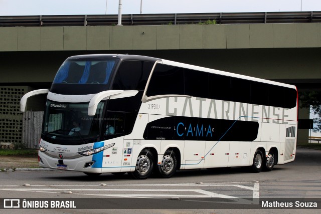 Auto Viação Catarinense 319307 na cidade de Florianópolis, Santa Catarina, Brasil, por Matheus Souza. Número da foto: #12136501.