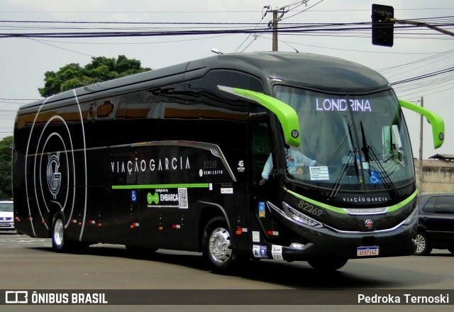 Viação Garcia 82269 na cidade de Apucarana, Paraná, Brasil, por Pedroka Ternoski. Número da foto: #12136480.
