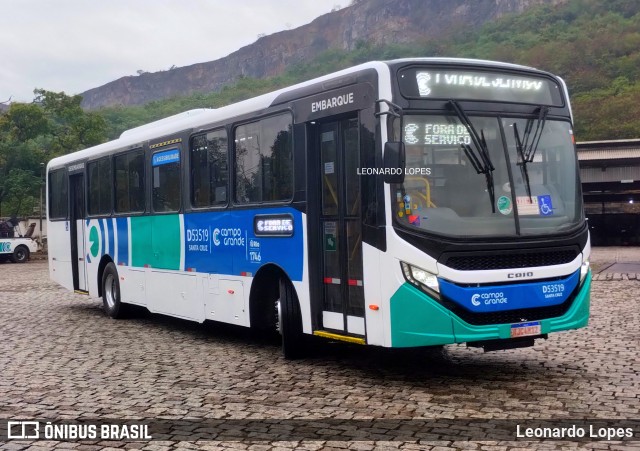 Transportes Campo Grande D53519 na cidade de Rio de Janeiro, Rio de Janeiro, Brasil, por Leonardo Lopes. Número da foto: #12134535.