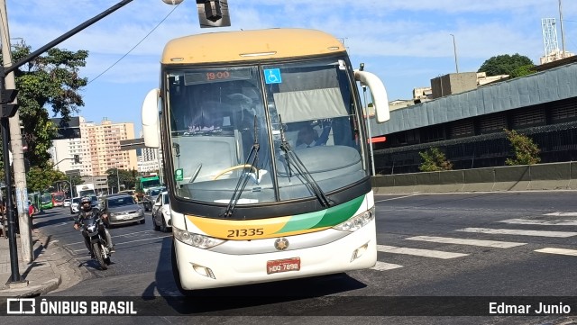 Empresa Gontijo de Transportes 21335 na cidade de Belo Horizonte, Minas Gerais, Brasil, por Edmar Junio. Número da foto: #12136350.
