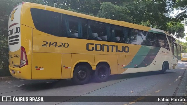 Empresa Gontijo de Transportes 21420 na cidade de São Paulo, São Paulo, Brasil, por Fábio Paixão. Número da foto: #12135900.