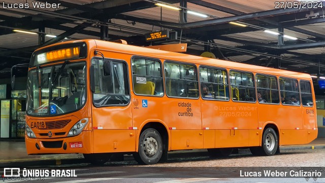Auto Viação São José dos Pinhais EA018 na cidade de Curitiba, Paraná, Brasil, por Lucas Weber Calizario. Número da foto: #12134411.