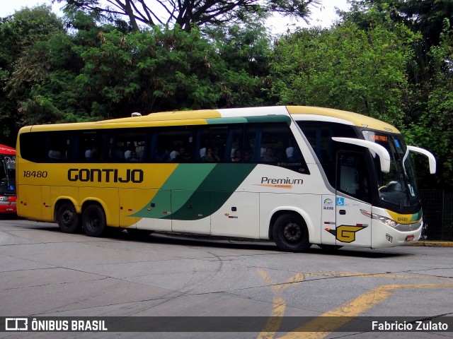Empresa Gontijo de Transportes 18480 na cidade de São Paulo, São Paulo, Brasil, por Fabricio Zulato. Número da foto: #12135075.