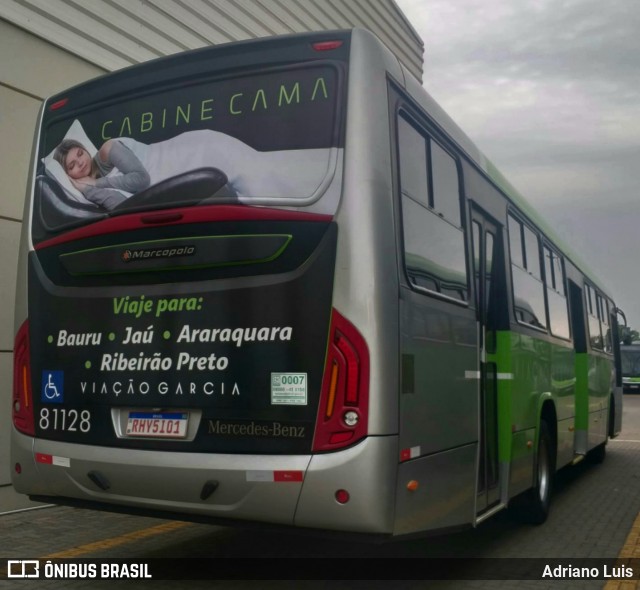 Viação Garcia 81128 na cidade de Maringá, Paraná, Brasil, por Adriano Luis. Número da foto: #12135370.