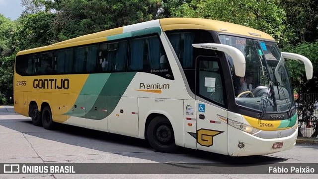 Empresa Gontijo de Transportes 21455 na cidade de São Paulo, São Paulo, Brasil, por Fábio Paixão. Número da foto: #12135903.