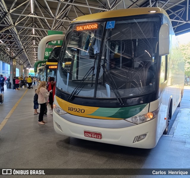Empresa Gontijo de Transportes 18920 na cidade de São Paulo, São Paulo, Brasil, por Carlos  Henrique. Número da foto: #12138209.