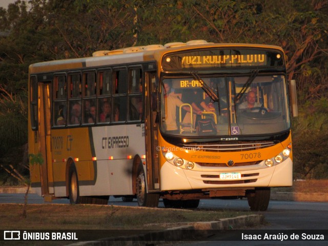 CT Expresso 70078 na cidade de Brasília, Distrito Federal, Brasil, por Isaac Araújo de Souza. Número da foto: #12138858.