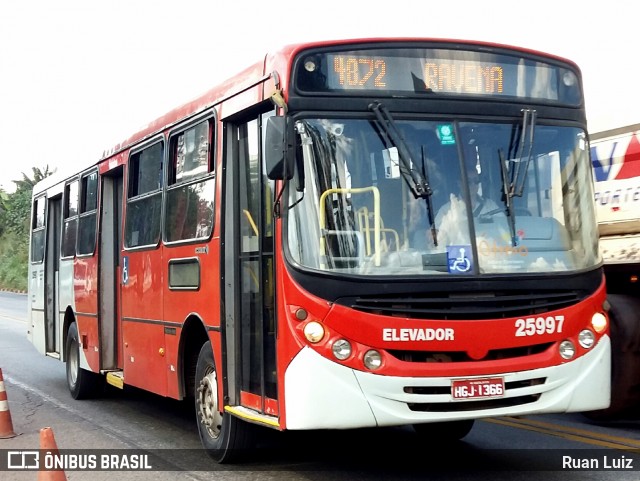 Companhia Coordenadas de Transportes 25997 na cidade de Santa Luzia, Minas Gerais, Brasil, por Ruan Luiz. Número da foto: #12136963.