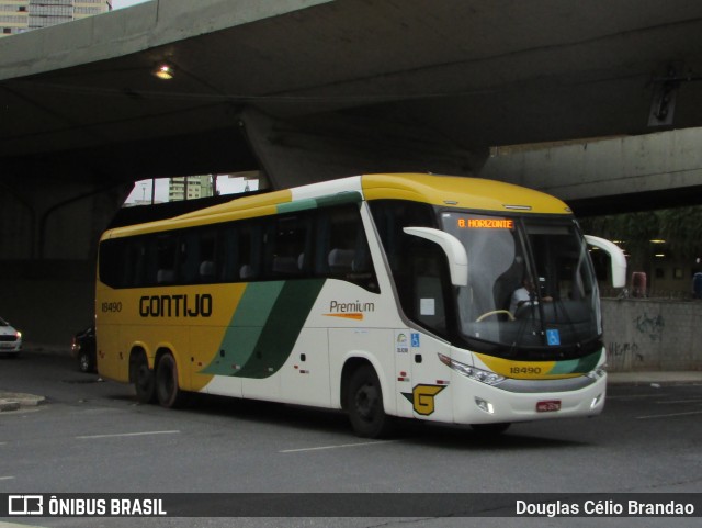 Empresa Gontijo de Transportes 18490 na cidade de Belo Horizonte, Minas Gerais, Brasil, por Douglas Célio Brandao. Número da foto: #12138498.