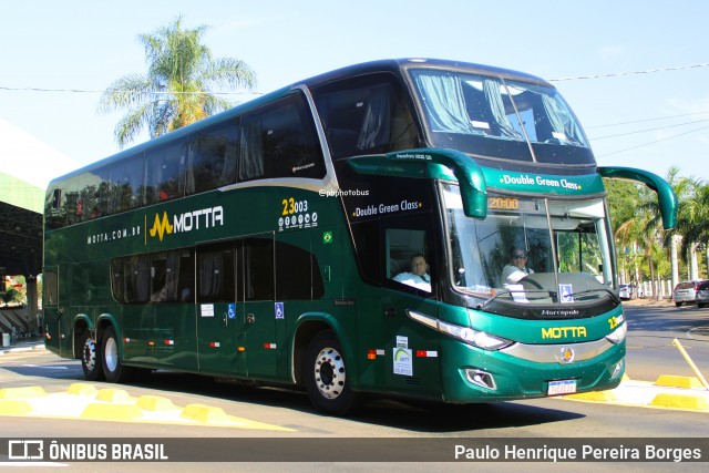 Viação Motta 23003 na cidade de Bauru, São Paulo, Brasil, por Paulo Henrique Pereira Borges. Número da foto: #12138512.