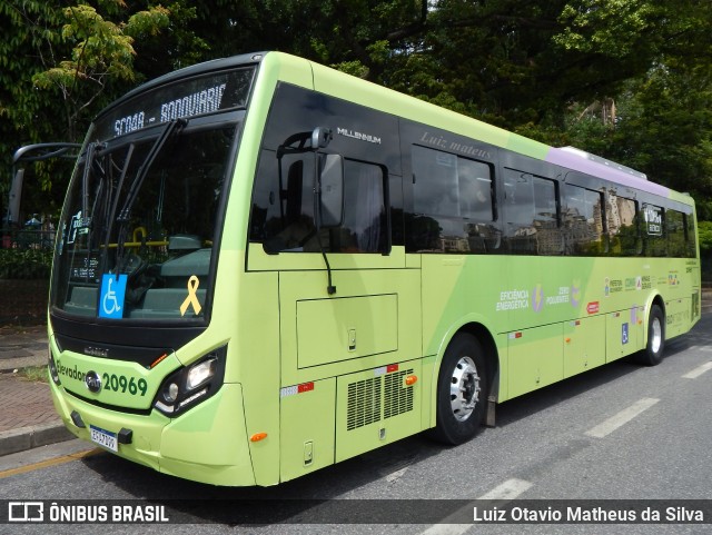 SM Transportes 20969 na cidade de Belo Horizonte, Minas Gerais, Brasil, por Luiz Otavio Matheus da Silva. Número da foto: #12138217.