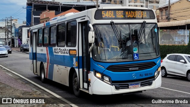 Viação Nossa Senhora da Penha RJ 188.150 na cidade de Rio de Janeiro, Rio de Janeiro, Brasil, por Guilherme Breda. Número da foto: #12136980.