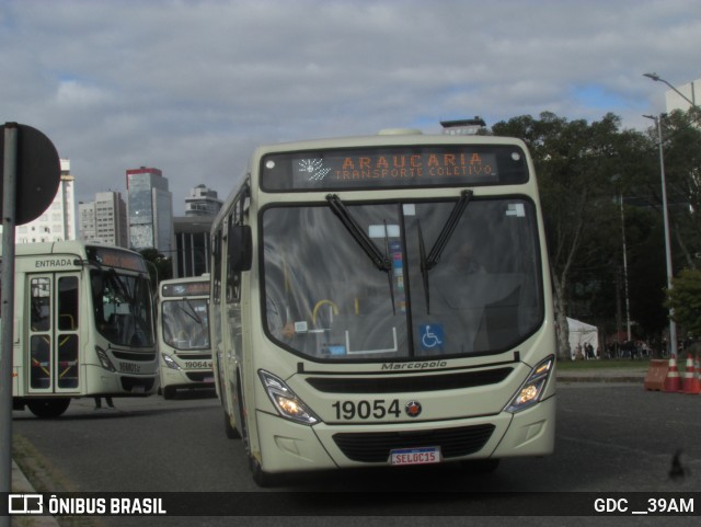 Araucária Transportes Coletivos 19054 na cidade de Curitiba, Paraná, Brasil, por GDC __39AM. Número da foto: #12136971.