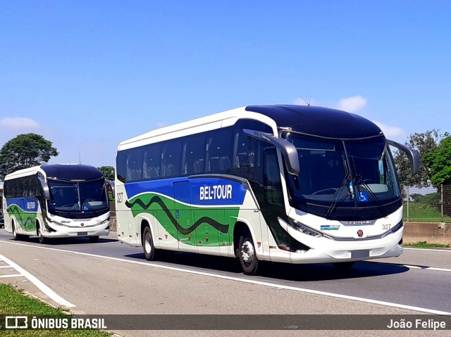 Bel-Tour Transportes e Turismo 327 na cidade de Lorena, São Paulo, Brasil, por João Felipe. Número da foto: #12136645.