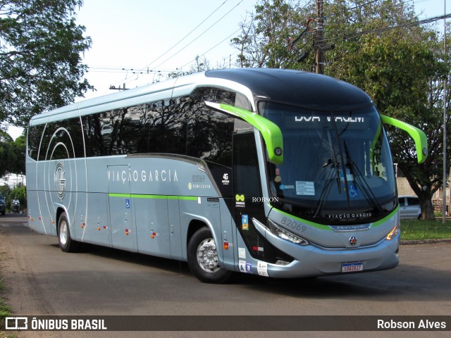 Viação Garcia 82069 na cidade de Paranavaí, Paraná, Brasil, por Robson Alves. Número da foto: #12072676.