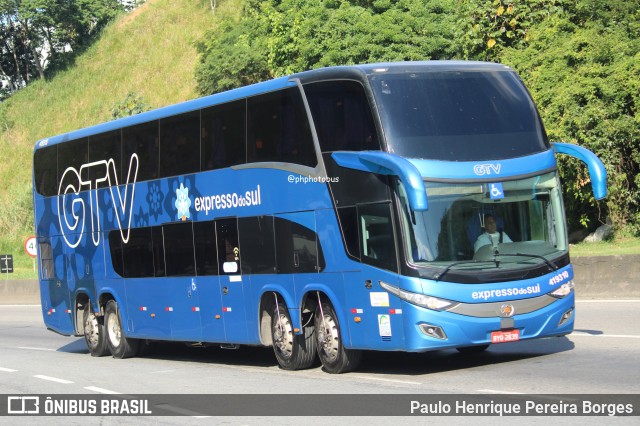 Expresso do Sul 419310 na cidade de Piraí, Rio de Janeiro, Brasil, por Paulo Henrique Pereira Borges. Número da foto: #12072396.