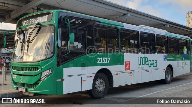 OT Trans - Ótima Salvador Transportes 21517 na cidade de Salvador, Bahia, Brasil, por Felipe Damásio. Número da foto: #12071698.