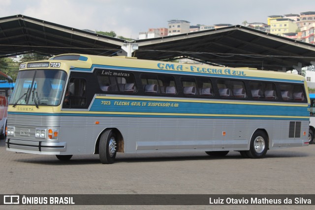 Ônibus Particulares 7023 na cidade de Juiz de Fora, Minas Gerais, Brasil, por Luiz Otavio Matheus da Silva. Número da foto: #12071891.