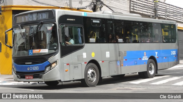 Transcooper > Norte Buss 2 6283 na cidade de São Paulo, São Paulo, Brasil, por Cle Giraldi. Número da foto: #12071105.