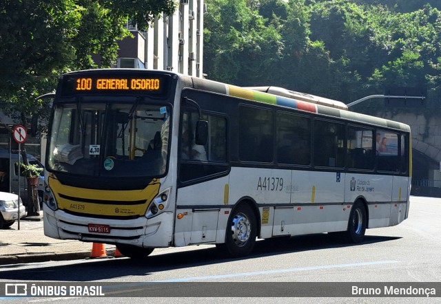 Real Auto Ônibus A41379 na cidade de Rio de Janeiro, Rio de Janeiro, Brasil, por Bruno Mendonça. Número da foto: #12072883.