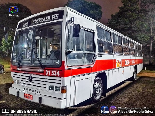 Auto Viação Brasil Luxo 01 534 na cidade de Campinas, São Paulo, Brasil, por Henrique Alves de Paula Silva. Número da foto: #12071751.