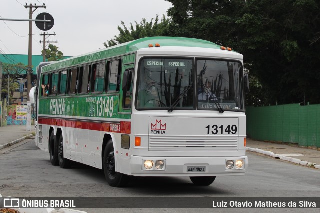 Empresa de Ônibus Nossa Senhora da Penha 13149 na cidade de São Paulo, São Paulo, Brasil, por Luiz Otavio Matheus da Silva. Número da foto: #12071896.