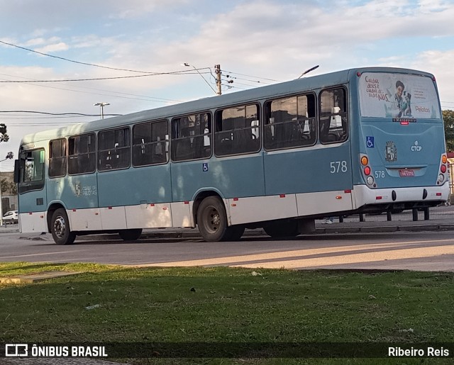 Viação Nossa Senhora Conquistadora 578 na cidade de Pelotas, Rio Grande do Sul, Brasil, por Ribeiro Reis. Número da foto: #12071726.