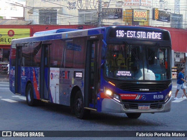 Next Mobilidade - ABC Sistema de Transporte 81.519 na cidade de Santo André, São Paulo, Brasil, por Fabrício Portella Matos. Número da foto: #12072545.