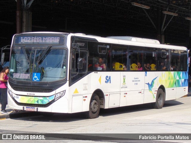 Viação Guaianazes 01 180 na cidade de Santo André, São Paulo, Brasil, por Fabrício Portella Matos. Número da foto: #12072491.