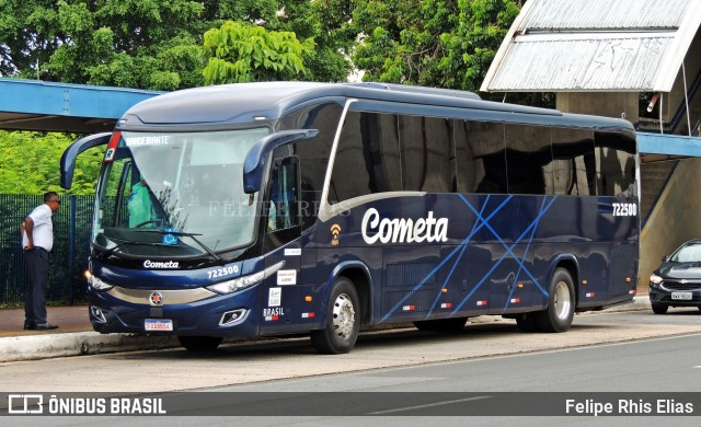 Viação Cometa 722500 na cidade de Campinas, São Paulo, Brasil, por Felipe Rhis Elias. Número da foto: #12071528.