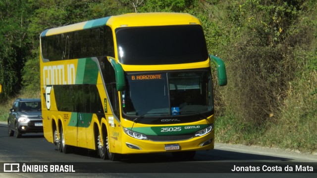 Empresa Gontijo de Transportes 25025 na cidade de Jaguaraçu, Minas Gerais, Brasil, por Jonatas Costa da Mata. Número da foto: #12074670.