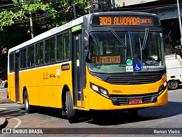 Real Auto Ônibus C41349 na cidade de Rio de Janeiro, Rio de Janeiro, Brasil, por Renan Vieira. Número da foto: #12073871.
