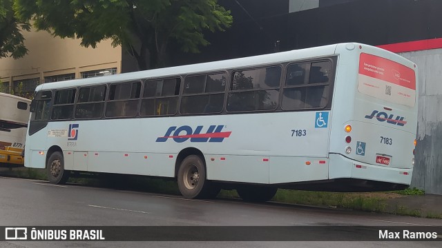 SOUL - Sociedade de Ônibus União Ltda. 7183 na cidade de Porto Alegre, Rio Grande do Sul, Brasil, por Max Ramos. Número da foto: #12074345.