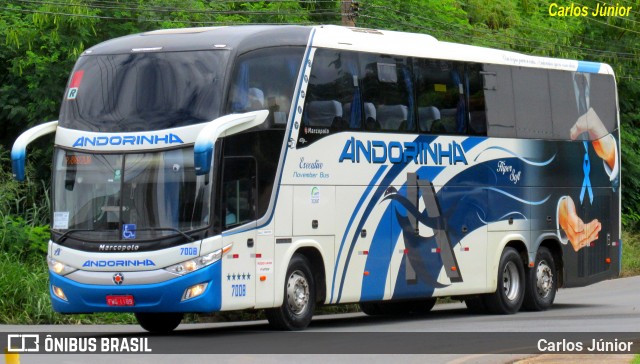 Empresa de Transportes Andorinha 7008 na cidade de Cuiabá, Mato Grosso, Brasil, por Carlos Júnior. Número da foto: #12075056.