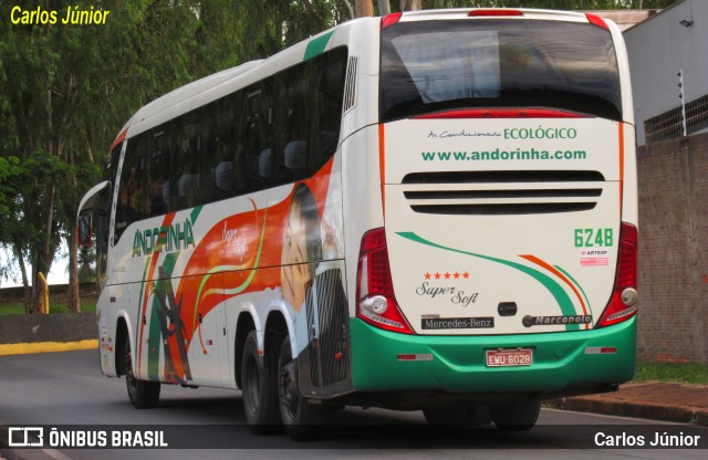 Empresa de Transportes Andorinha 6248 na cidade de Cuiabá, Mato Grosso, Brasil, por Carlos Júnior. Número da foto: #12074585.