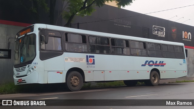 SOUL - Sociedade de Ônibus União Ltda. 7183 na cidade de Porto Alegre, Rio Grande do Sul, Brasil, por Max Ramos. Número da foto: #12074355.