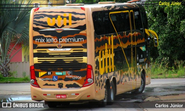 UTIL - União Transporte Interestadual de Luxo 13906 na cidade de Cuiabá, Mato Grosso, Brasil, por Carlos Júnior. Número da foto: #12074681.