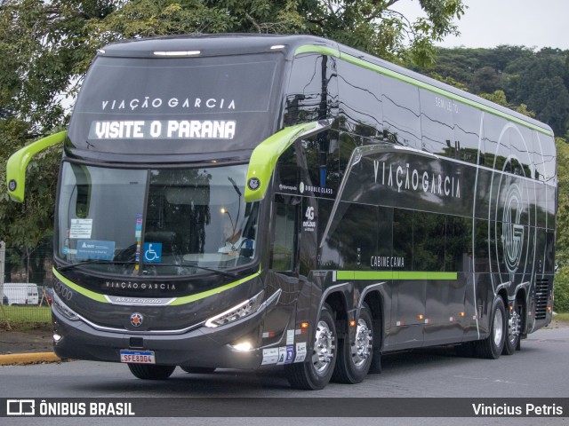 Viação Garcia 96000 na cidade de Joinville, Santa Catarina, Brasil, por Vinicius Petris. Número da foto: #12074776.