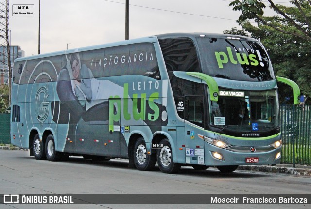 Viação Garcia 8825 na cidade de São Paulo, São Paulo, Brasil, por Moaccir  Francisco Barboza. Número da foto: #12073472.