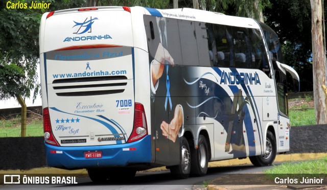 Empresa de Transportes Andorinha 7008 na cidade de Cuiabá, Mato Grosso, Brasil, por Carlos Júnior. Número da foto: #12075053.