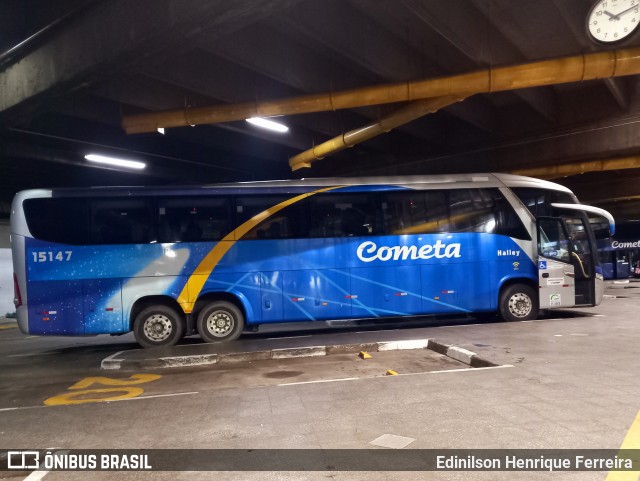 Viação Cometa 15147 na cidade de São Paulo, São Paulo, Brasil, por Edinilson Henrique Ferreira. Número da foto: #12074156.