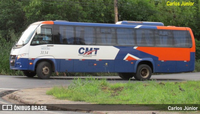 CMT - Consórcio Metropolitano Transportes 3134 na cidade de Cuiabá, Mato Grosso, Brasil, por Carlos Júnior. Número da foto: #12073771.
