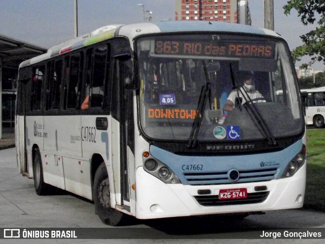 Viação Redentor C47662 na cidade de Rio de Janeiro, Rio de Janeiro, Brasil, por Jorge Gonçalves. Número da foto: #12078818.
