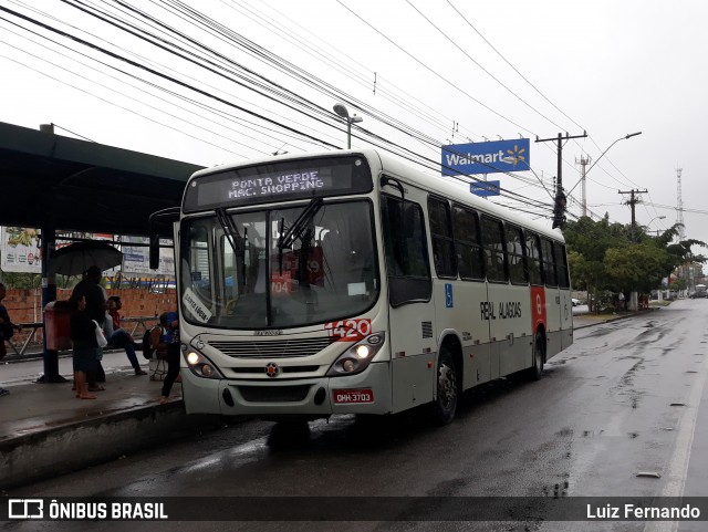 Real Alagoas de Viação 1420 na cidade de Maceió, Alagoas, Brasil, por Luiz Fernando. Número da foto: #12078096.